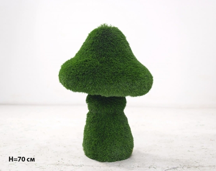 Топиари гриб Сказочный, h=90 см - газон Deluxe Green, фото 2