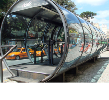 Автобусная остановка с турникетом Автобусная остановка с турникетом