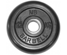 Диск обрезиненный BARBELL MB (металлическая втулка) 5 кг / диаметр 51 мм
