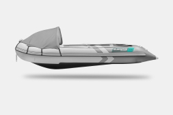 Gladiator C 330 AL ACTIVE Светло-темносерый моторная лодка ПВХ Алюминиевый пайол, фото 9