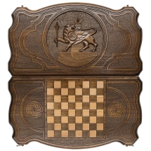 Нарды резные "Лев 2" 60, Ohanyan