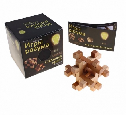 Головоломка Игры разума "Сложный крест", фото 1