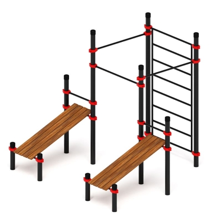 Воркаут 89 красный ВТ 11.16-01, фото 2