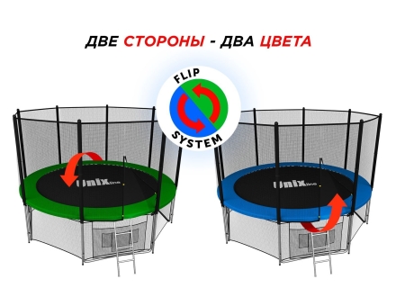 Батут UNIX line 12 ft Classic (outside) с защитной сеткой, фото 5