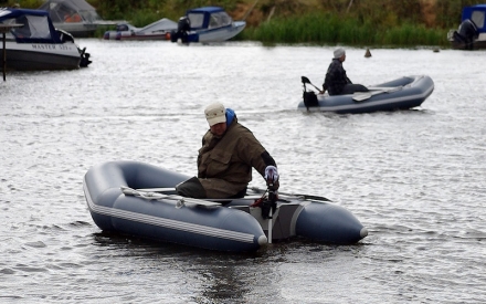 Лодка надувная 330TSE  (AL) -в комплекте с алюминиевым пайлом (зеленая, серая), фото 11