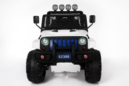 Двухместный полноприводный электромобиль White Jeep 12V 2.4G - S2388-W, фото 2 Двухместный полноприводный электромобиль White Jeep 12V 2.4G - S2388-W, фото 2