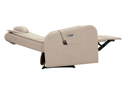 Кресло-реклайнер электрический с массажем FUJIMO E-COMFORT CHAIR Ваниль, фото 11