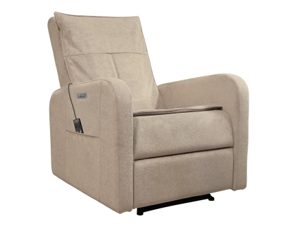 Кресло-реклайнер электрический с массажем FUJIMO E-COMFORT CHAIR Ваниль, фото 6