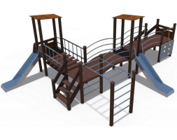 Игровой комплекс Миндаль горка Н-1000 ДИО 10012, фото 1