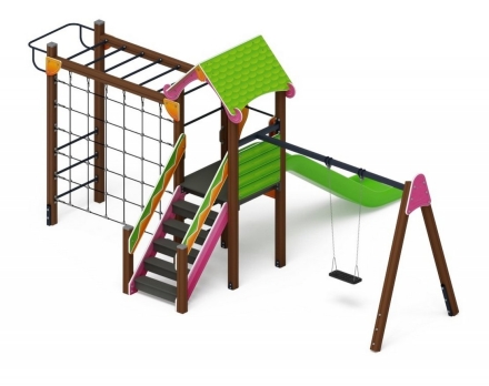 Детская игровая площадка Лукоморье ДИК 2.25.03-01 H=1200, фото 3