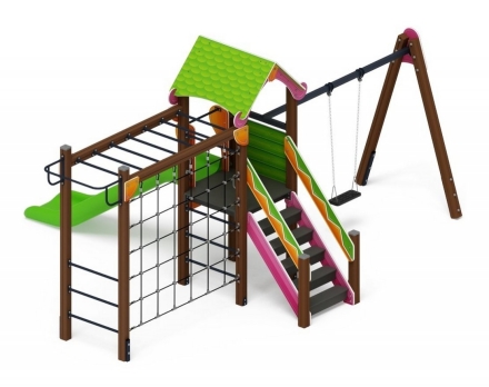 Детская игровая площадка Лукоморье ДИК 2.25.03-01 H=1200, фото 2