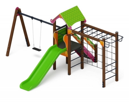 Детская игровая площадка Лукоморье ДИК 2.25.03-01 H=1200, фото 1