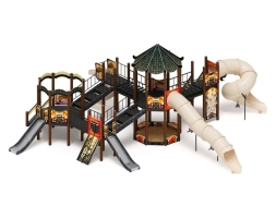 Детская игровая площадка Карнавал Шанхай ДИК 2.22.05-02 H=1200 H=2000, винтовой скат, фото 4