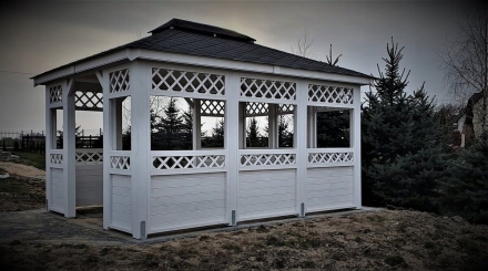 Прямоугольная беседка Рим, фото 1