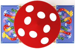 Песочница с крышкой средняя и навесом Грибок (Азбука) - ИО 5.01.10-01, фото 3