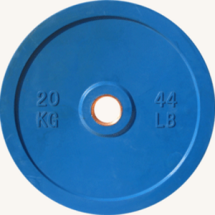 Диск JOHNS d51мм, цветной обрезиненный, 20кг