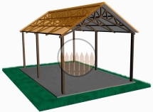 Навес из поликарбоната