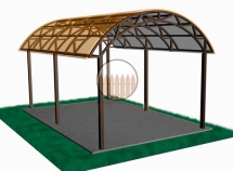 Навес из поликарбоната