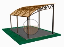 Навес из поликарбоната