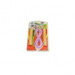 Скакалка - шнур PVC, 2,4м пластиковые ручки
