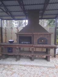 Печь Аристократ 750 Радиальный кирпич красный с коричневым, фото 5