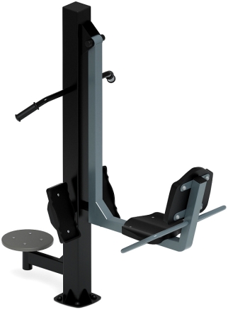 Жим ногами+Твистер (серый) - Уличный тренажер - СТ 022-13, фото 3