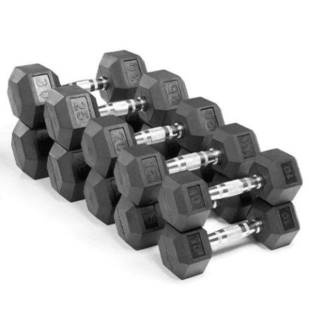 Набор гантелей гексагональных (пары) от 12,5-30 кг VF-SET340, фото 1