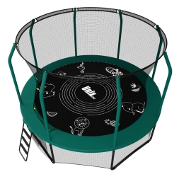 Батут Unix line Supreme Game 14 ft (green) с защитной сеткой, фото 2