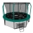 Батут Unix line Supreme Game 14 ft (green) с защитной сеткой