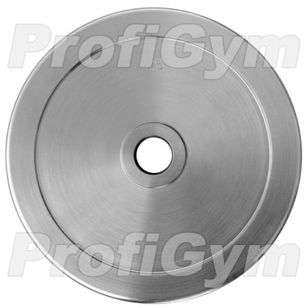 Диск хромированный «ProfiGym» 25 кг посадочный диаметр 31 мм ДТХ-25/31 , фото 1