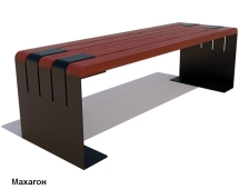 Скамейка уличная Симферополь (банкетка), Лиственница 3 м Скамейка уличная Симферополь (банкетка), Лиственница 3 м