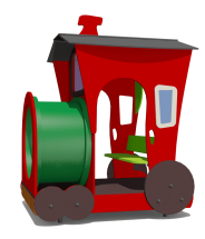 Игровой комплекс Паровозик ВСТ 1127 для детской площадки