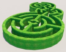 Топиари Лабиринт № 2 - газон Eco Топиари Лабиринт № 2 - газон Eco