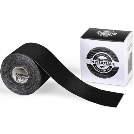 Тейп кинезиологический PhysioTape No.1 Black, 5 см x 5 м, арт. 161100, черный, фото 1