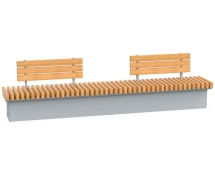 Скамья со спинкой Вааде 2 Скамья со спинкой Вааде 2