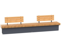 Скамья со спинкой Вааде 2 Скамья со спинкой Вааде 2