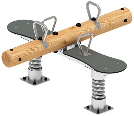 Качалка-балансир на двух пружинах (Лиственница) ИО 23.24.01-Л.И1, фото 4