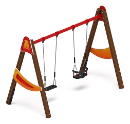 Качели двойные Д2 - ИО 12.Д.01.02.01-П.01 - (Счастливое детство), фото 3