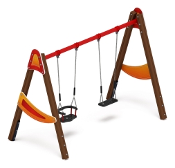 Качели двойные Д2 - ИО 12.Д.01.02.01-П.01 - (Счастливое детство), фото 1