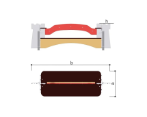 Скамейка двусторонняя со спинкой Romana 115.72.00