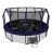Батут Unix line Supreme Game 12 ft (blue) с защитной сеткой