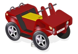 Качалка на пружине Квадроцикл КБ-35 для игровой площадки Качалка на пружине Квадроцикл КБ-35 для игровой площадки