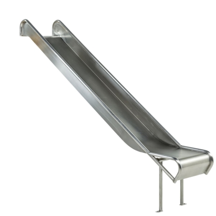 Скат KBT Steg-on L2,1 H0,9-1,0 из нержавеющей стали для игровых площадок, фото 1