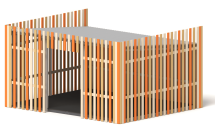 Теневой навес Аврора ТН-16 6х5 для детской площадки Теневой навес Аврора ТН-16 6х5 для детской площадки
