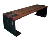 Скамейка уличная Симферополь (банкетка), Лиственница 2,5 м Скамейка уличная Симферополь (банкетка), Лиственница 2,5 м