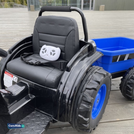 Электромобиль трактор c прицепом Harley Bella HL389-TRAILER синий, фото 5