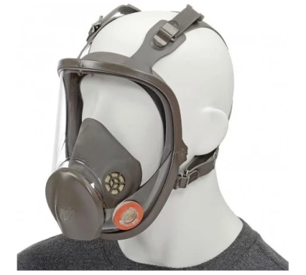 Полнолицевая маска 3M 6800 6000, размер M, без фильтров 7100015051, фото 3