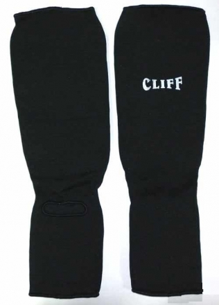 Защита голень-стопа х/б черная р.S, фото 1