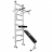 Шведская стенка «Элит», лестница с пластиковыми перемычками