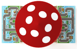 Песочница с крышкой средняя и навесом Грибок (Игра) - ИО 5.01.10-02, фото 3